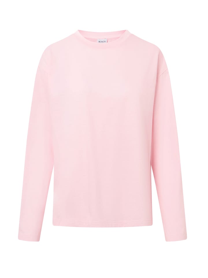 Schlafanzug Oberteil Basic in Rose