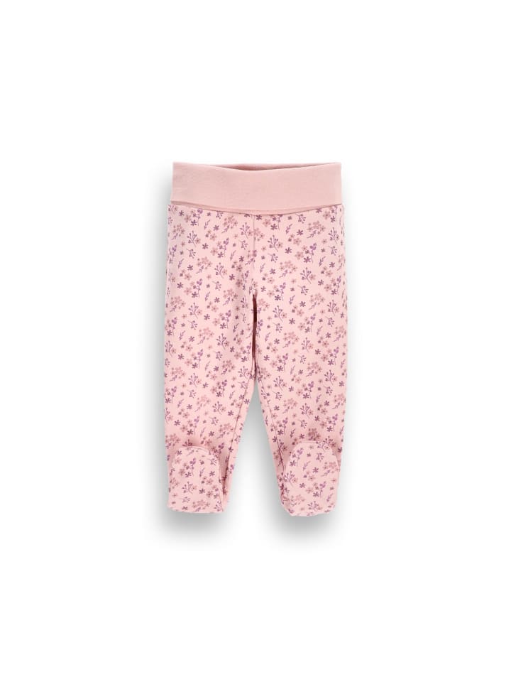 Baumwollstrampler in gedämpftes Rosa
