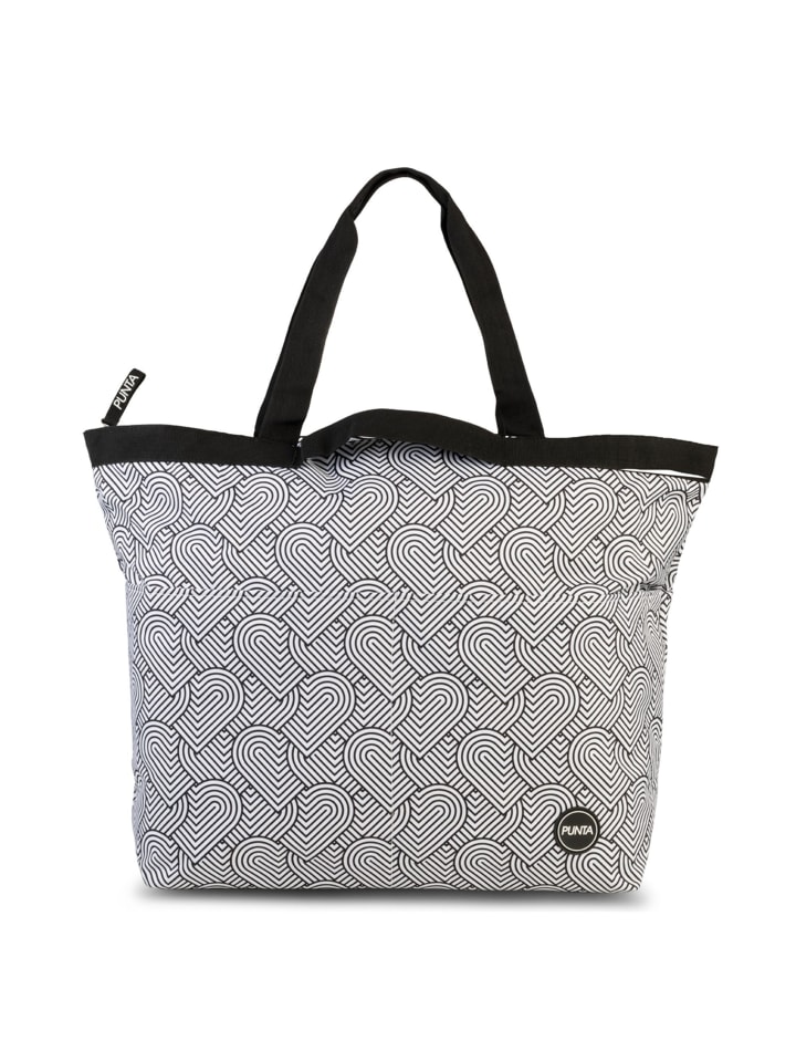 Big Shopper Tasche 66 cm schwarz-weiss