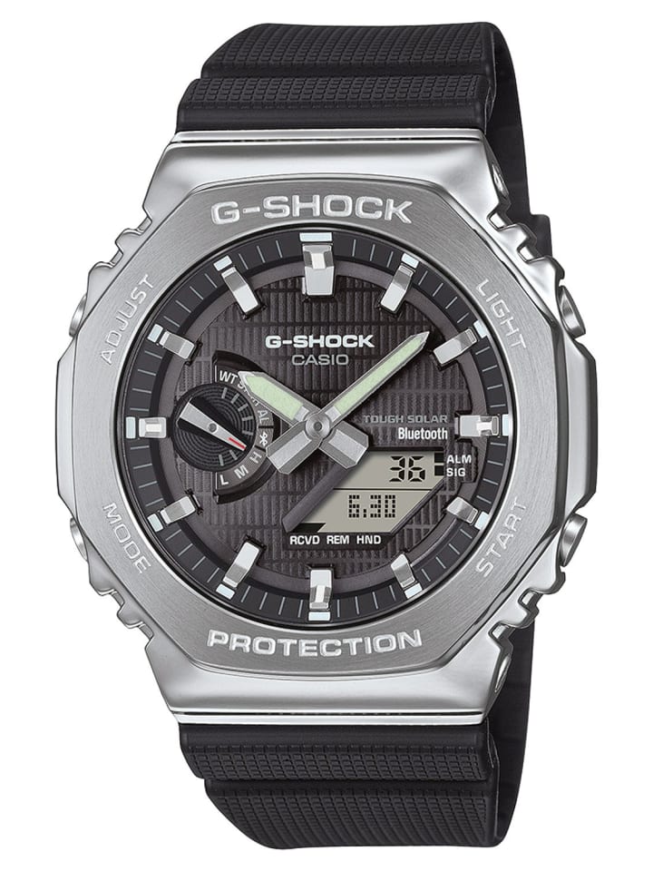 G-Shock G-Steel Herrenuhr Solar Bluetooth Schwarz