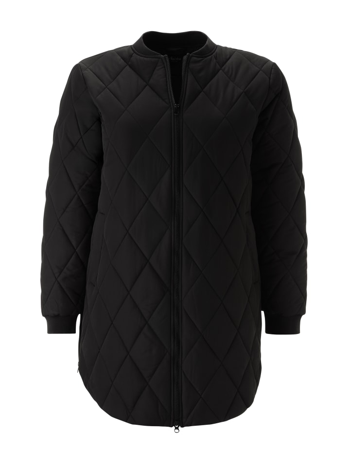 Steppjacke in schwarz