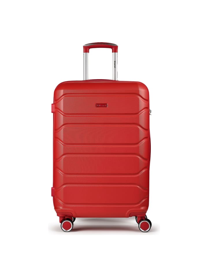 5807 4 Rollen Trolley M 60 cm rot
