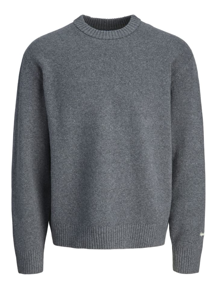 Pullover JORNORREBRO KNIT CREW NECK in Grau