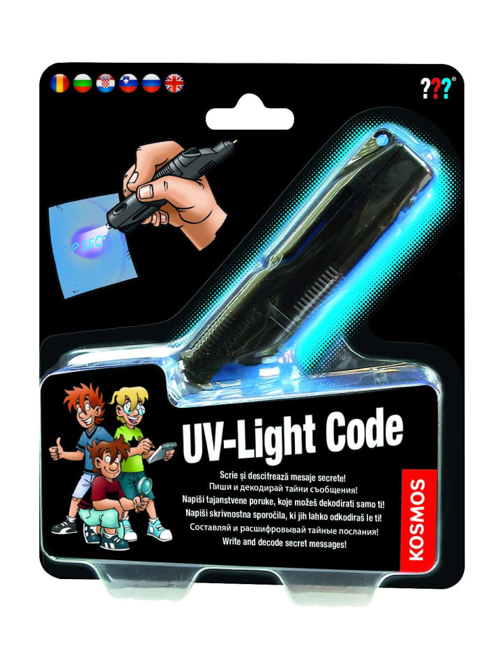 Die Die Fragezeichen ??? - UV-Light Code in schwarz