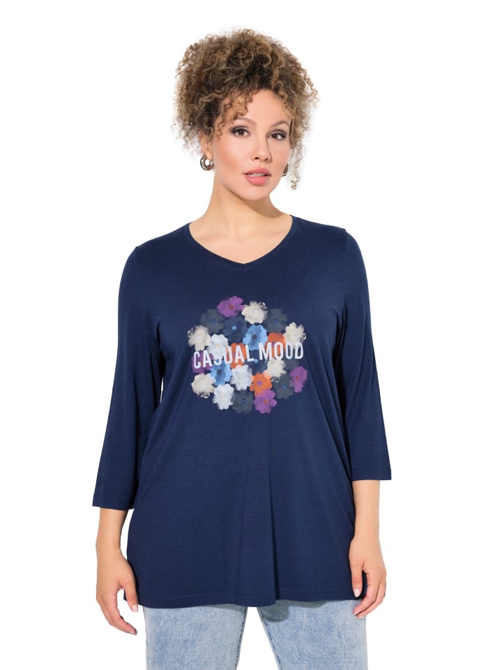Shirt in tintenblau