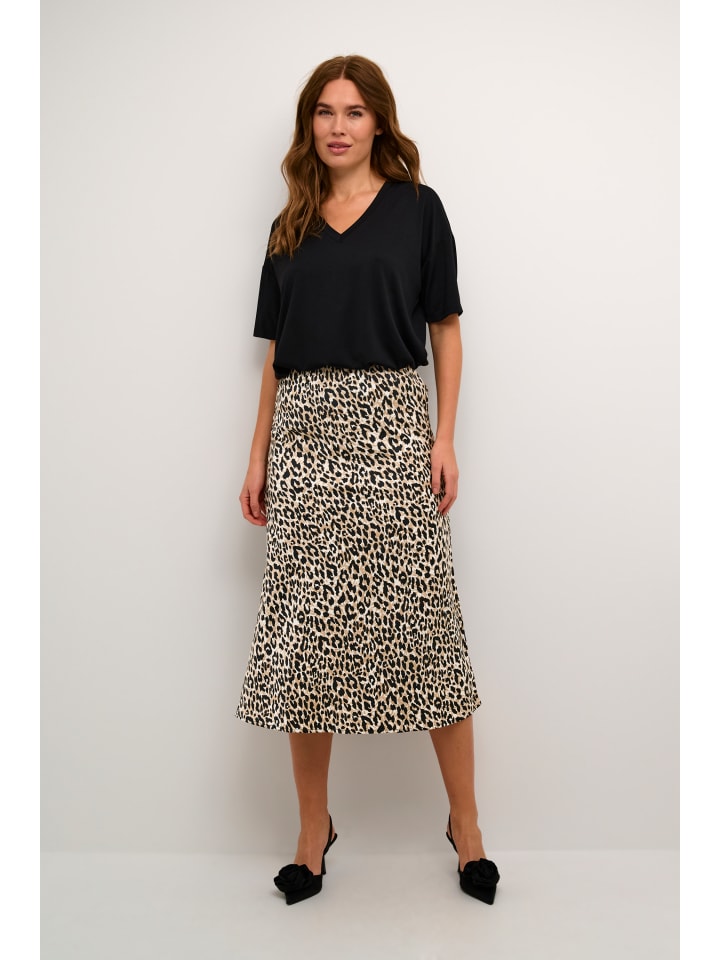 Rock KAjasmina Regular fit in Black/Brown Leo Print