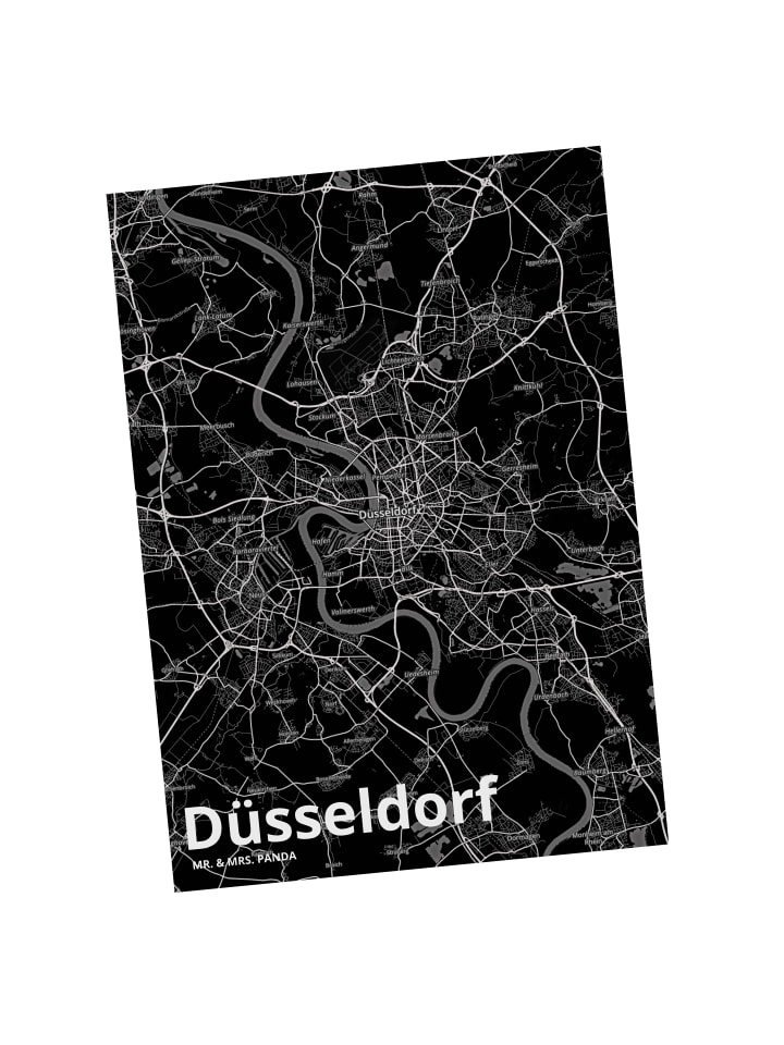 Postkarte Düsseldorf mit Spruch in Keine Angabe