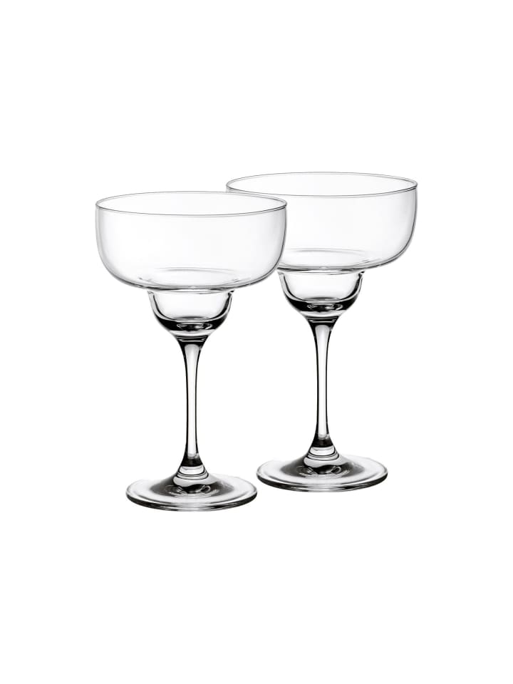 2er Set Margaritagläser Purismo Bar in Transparent 340 ml