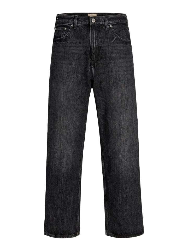 Baggy Fit Jeans in Black Denim