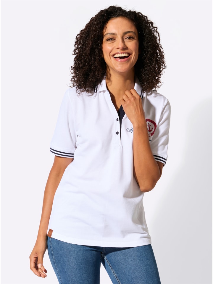 Poloshirt in weiß