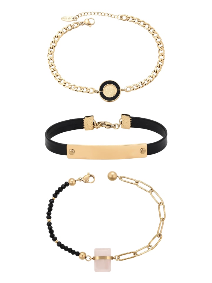Women Bracelets Set in gold