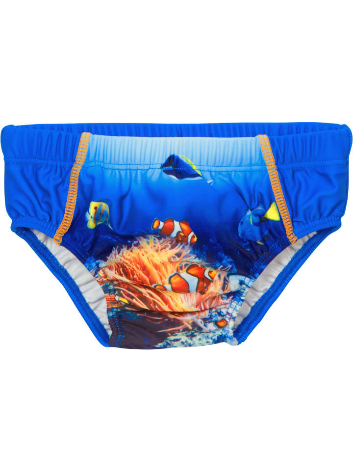UV-Schutz Windelhose Unterwasserwelt in Blau