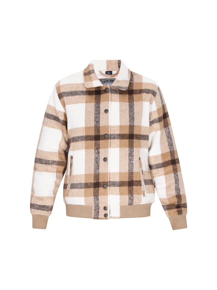 Women Jacket in beige multicolor