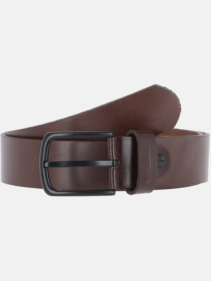 Gürtel "All Black Buckle Belt" in Braun