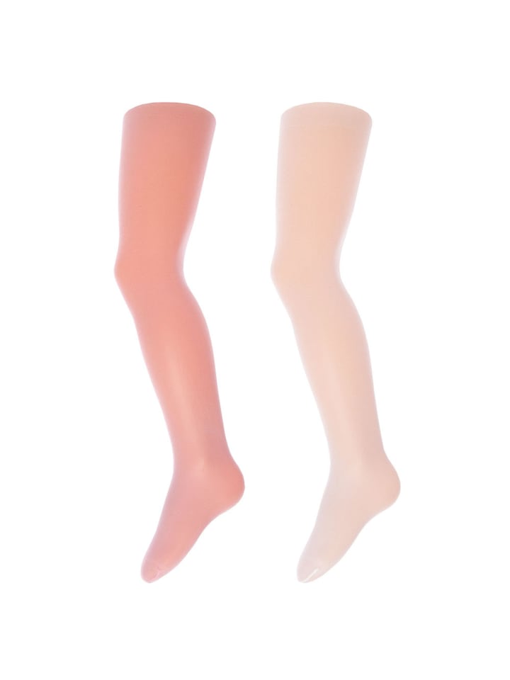 2er-Set Strumpfhose 2er Pack Microtouch 40 in hellrosa-latte