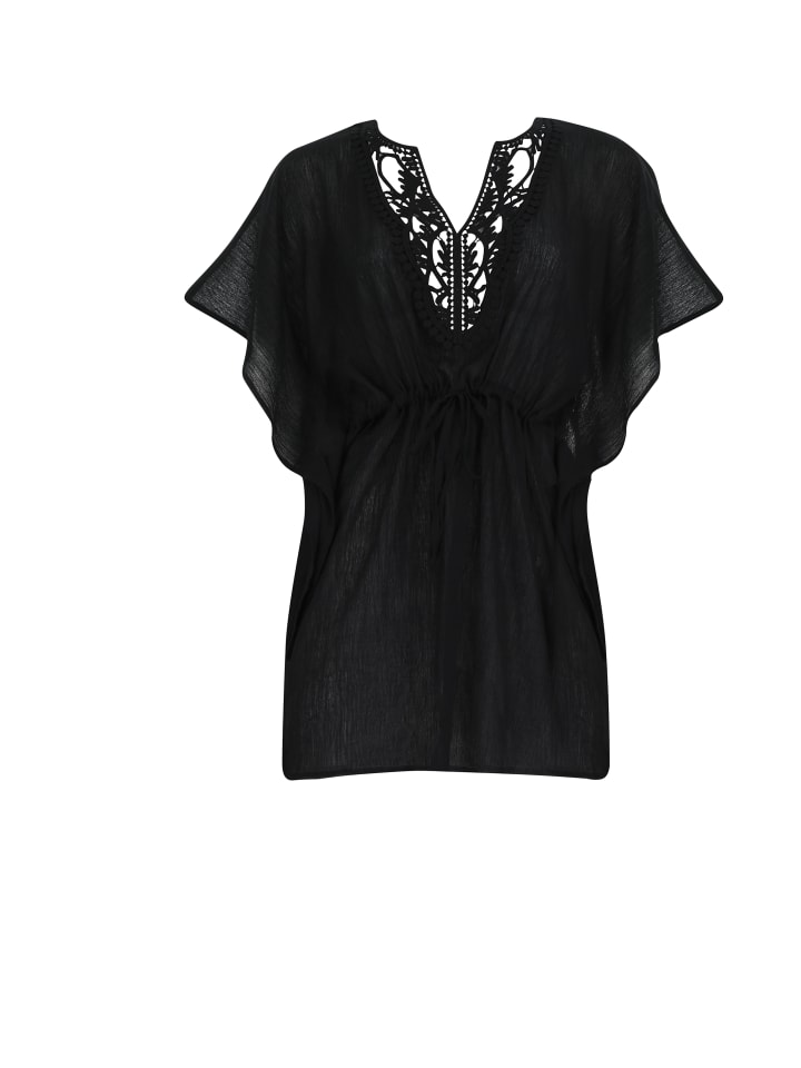 Poncho in schwarz