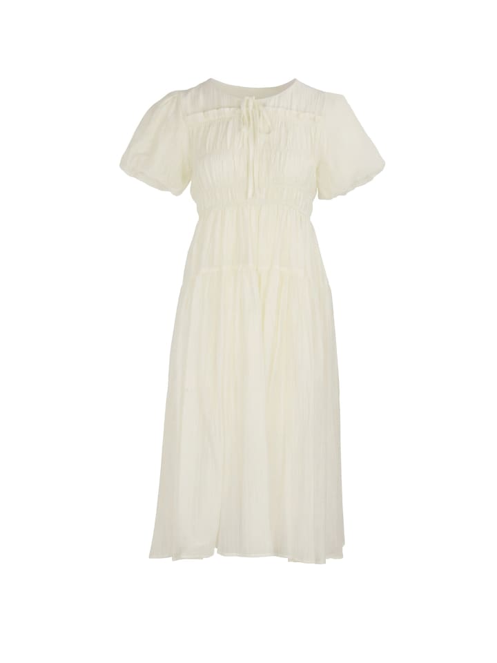 Women Dress in Cream