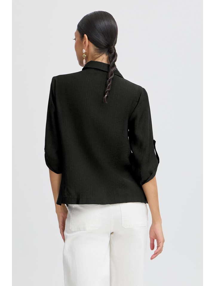 Langarm - Hemd BYJOANNIE Regular fit in Black