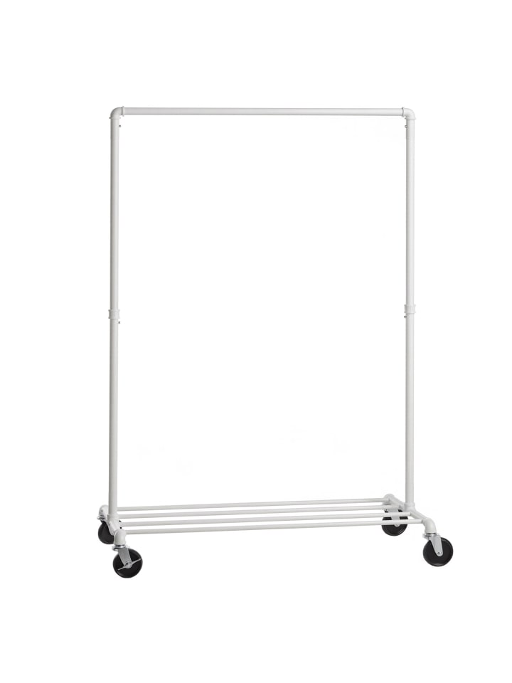 Kleiderständer Dalson in Weiß - (B)100 x (H)163 x (T)50 cm