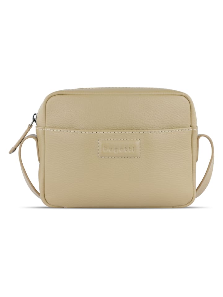 Elsa Umhängetasche Leder 19 cm sand