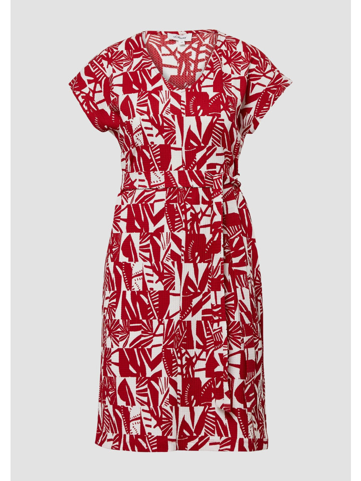 Kleid in 35A1_mohnrot