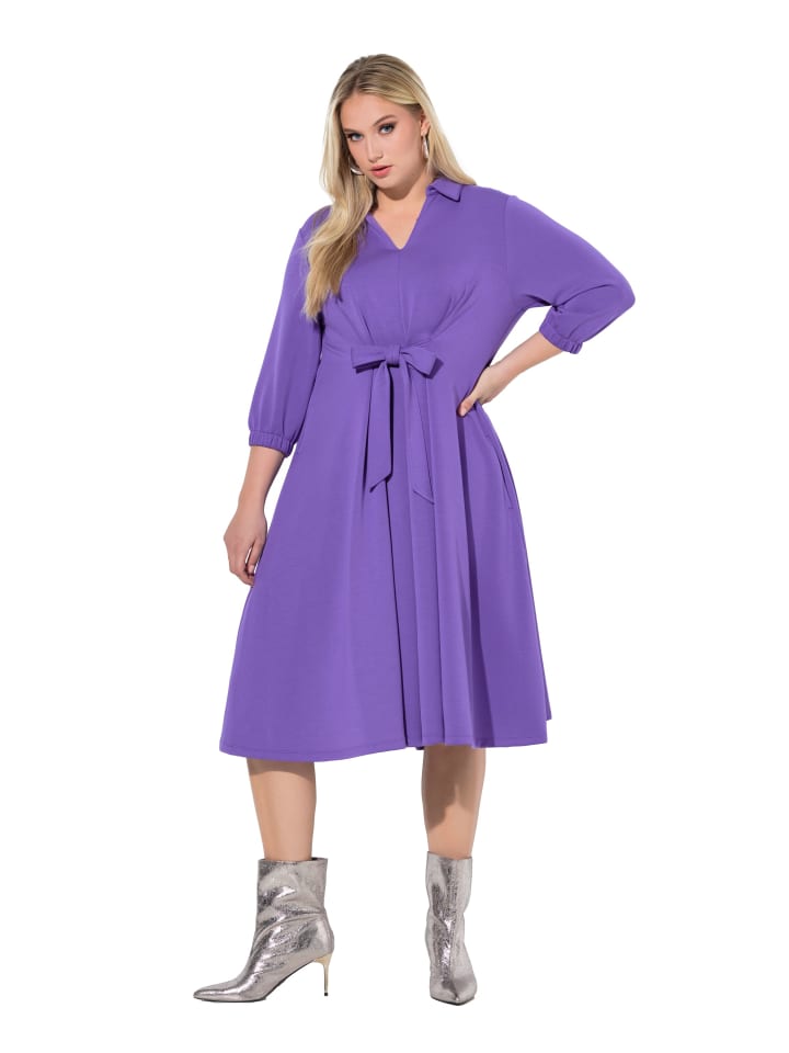 Midikleid in lila