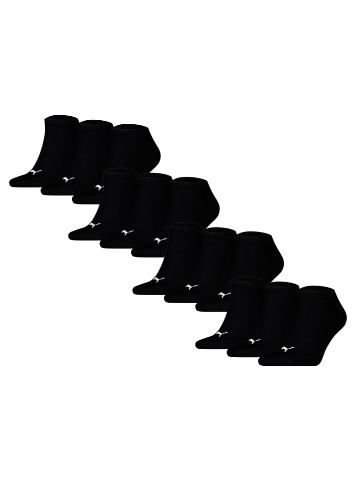Socken 12er Pack in Schwarz