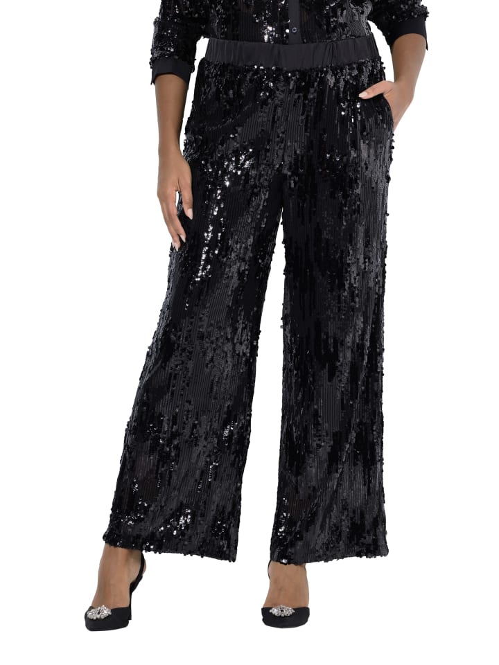 Schlupfhose in schwarz