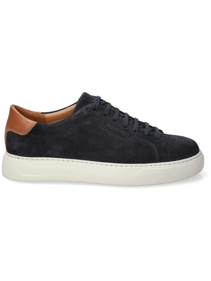 Sportlicher Schnürschuh in blau