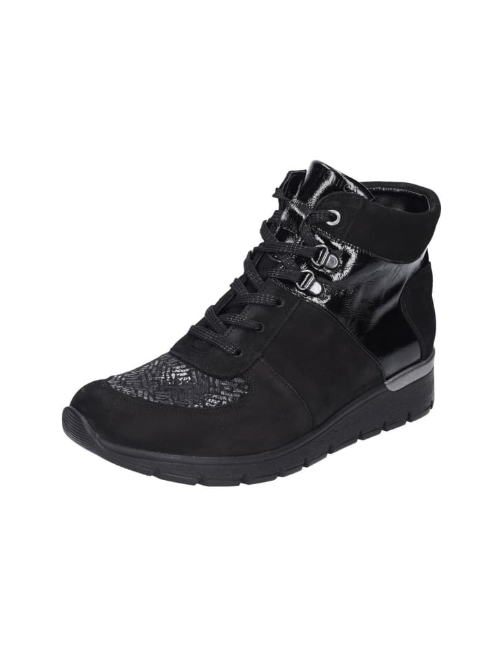 Schnürstiefeletten Ramona in schwarz