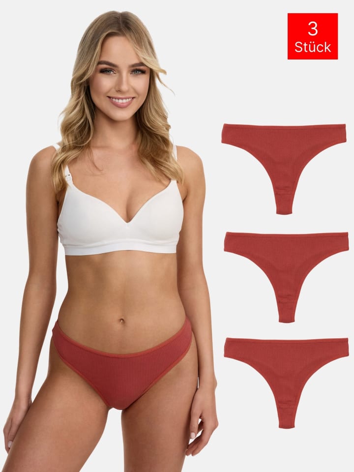 3er-Set: String "F933" in Ocker