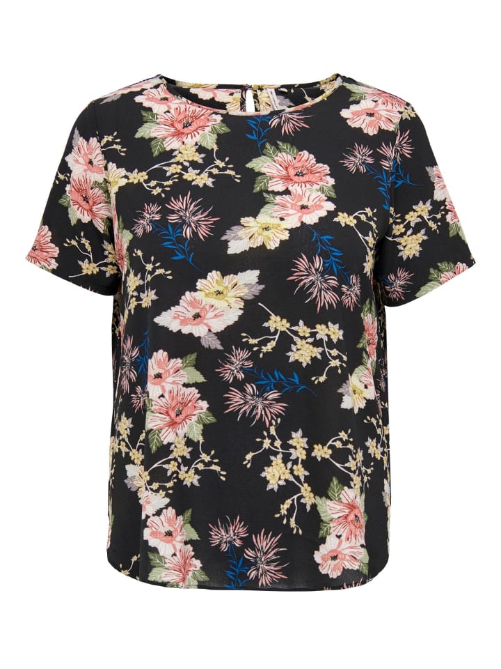 Design Bluse Plus Size Curvy Shirt Übergröße in Schwarz-6