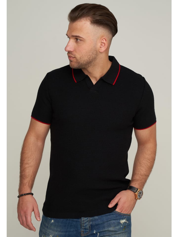 Poloshirt - CRCANOAS in Schwarz
