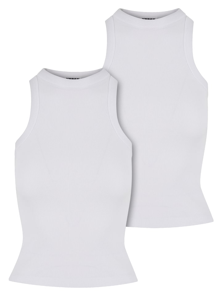 Tanks & Cami in white+white