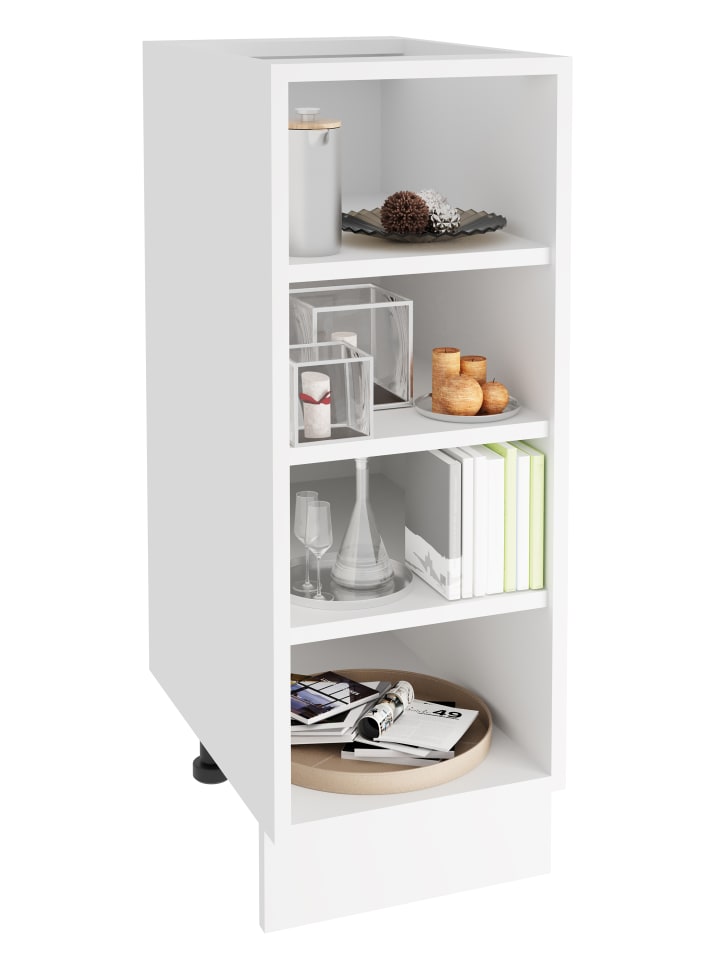 Küchenschrank Regal Küche Unterschrank Esilo 30cm in Weiß