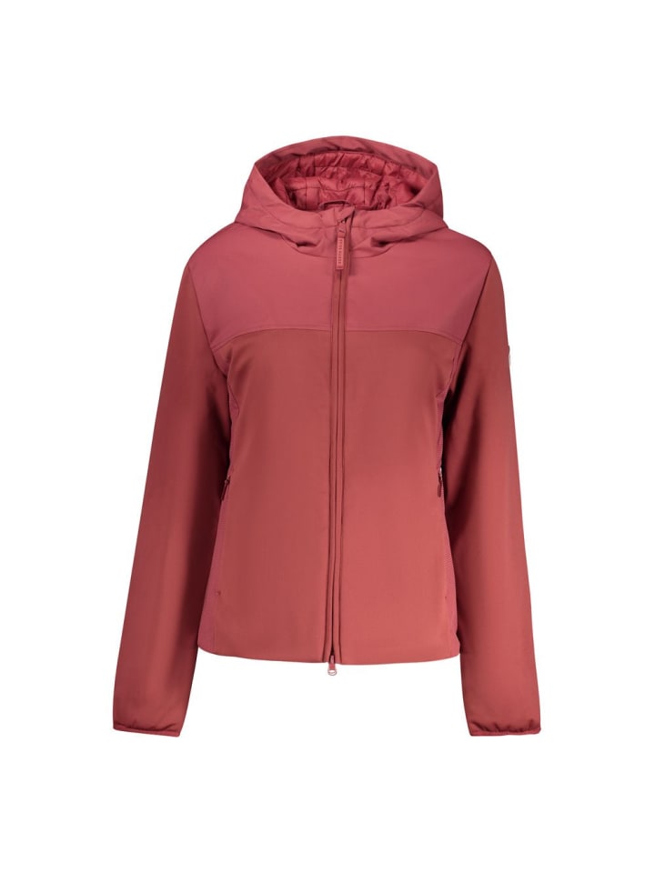 Rot Polyester Damen Jacke
