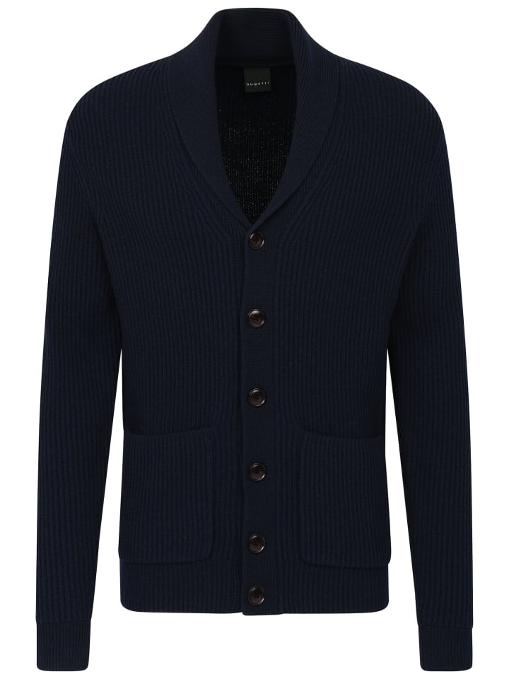 Strickjacke in marine