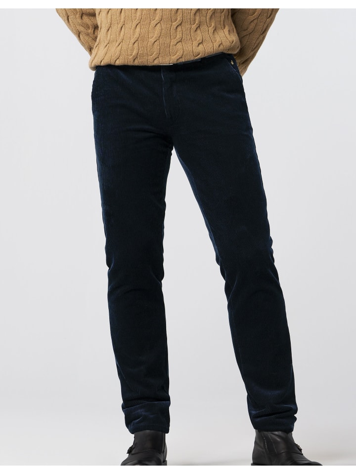 Chinohose Rio 2-7696 in Marine