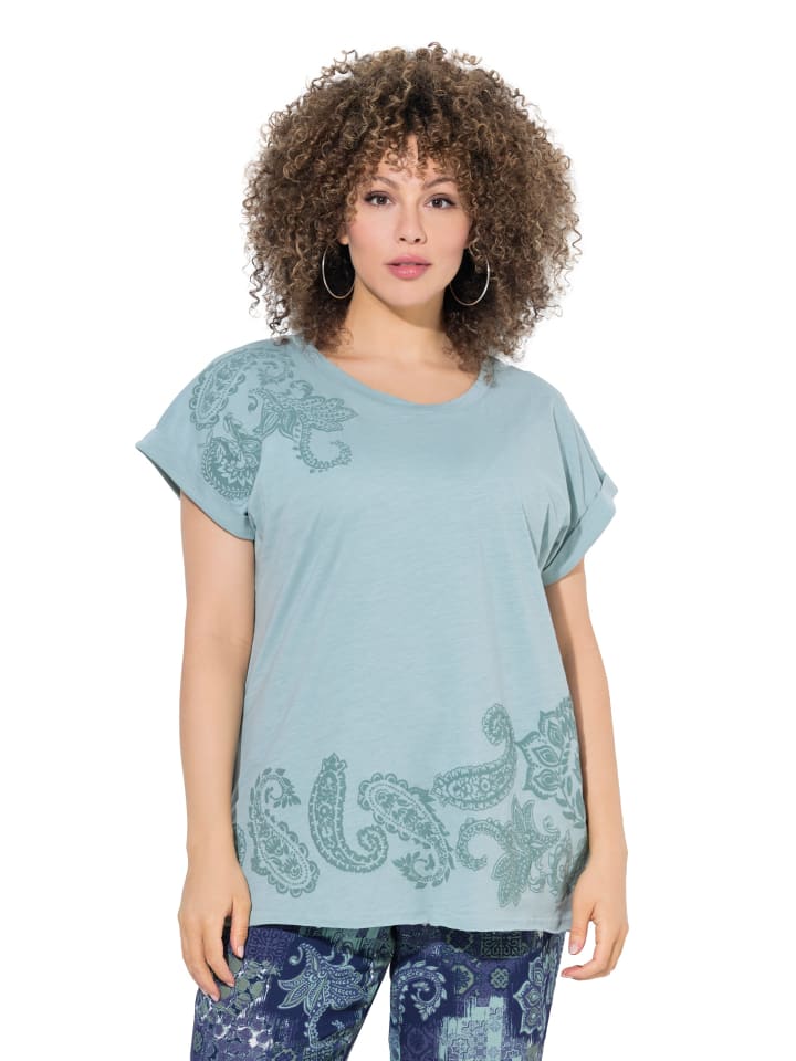 Shirt in helles moosgrün