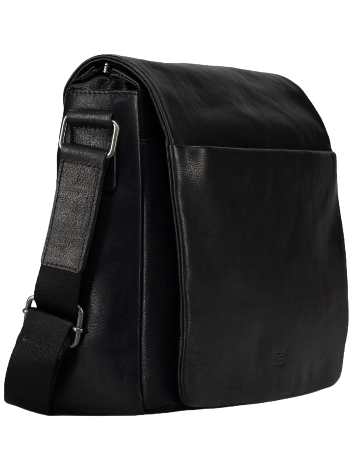 Schultertasche Glasgow in Black