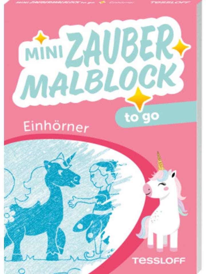 Buch - Mini Zaubermalblock to go. Einhörner