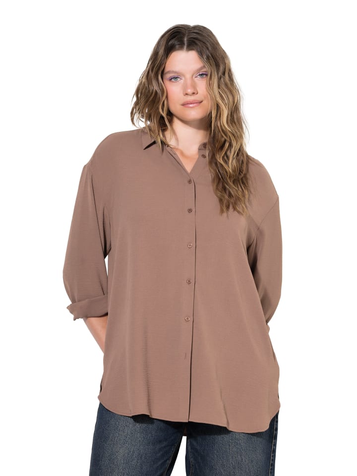 Hemdbluse in noisette