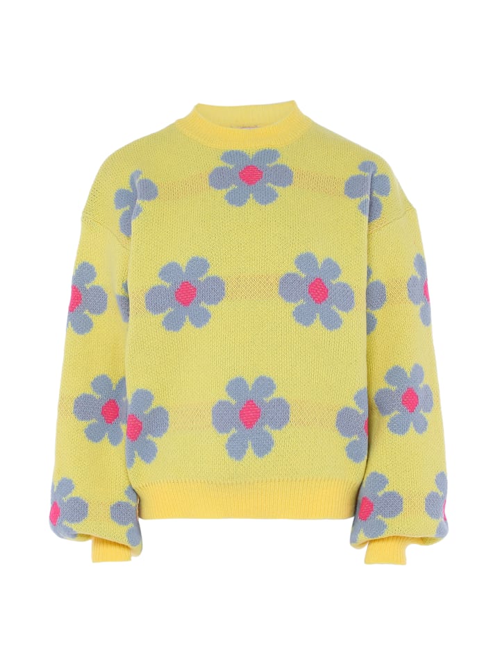 Damen Sweater in GELB BLUME
