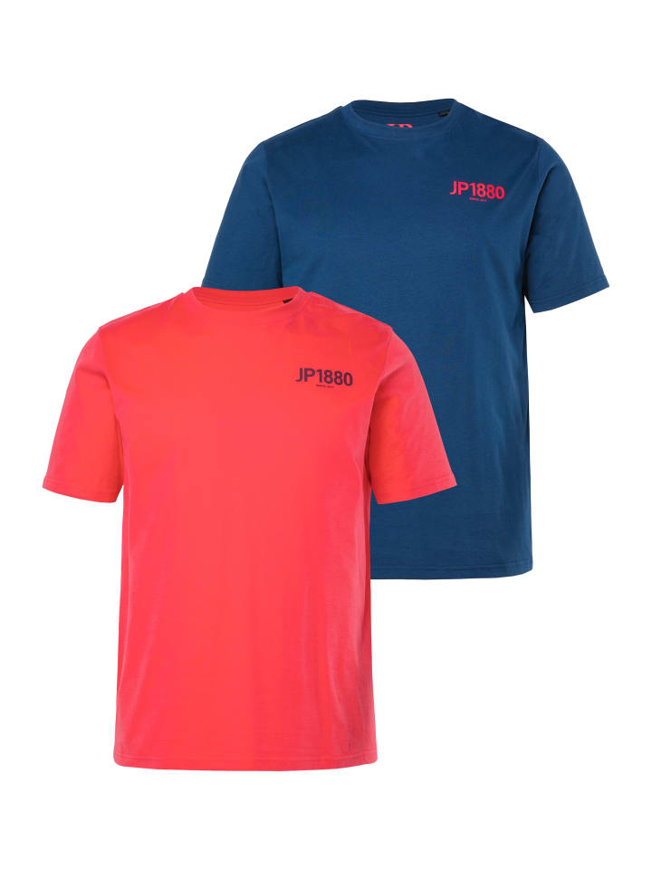 Kurzarm T-Shirt in chilirot