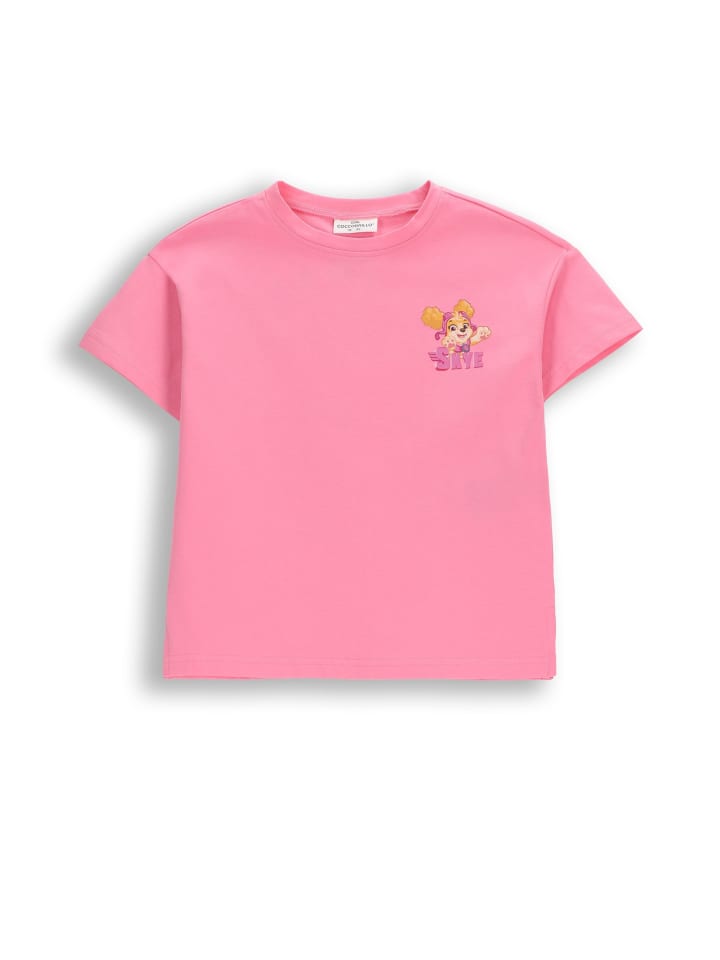 T-Shirt mit kurzen Ärmeln in rosa