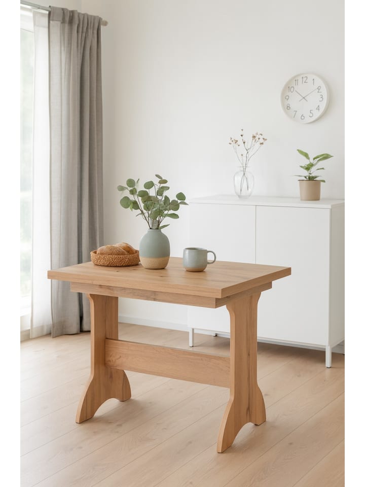 Wangentisch, Breite 110-170 cm Tole in Eiche
