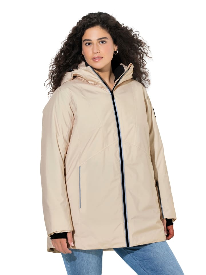 Funktionsjacke in helles champagner
