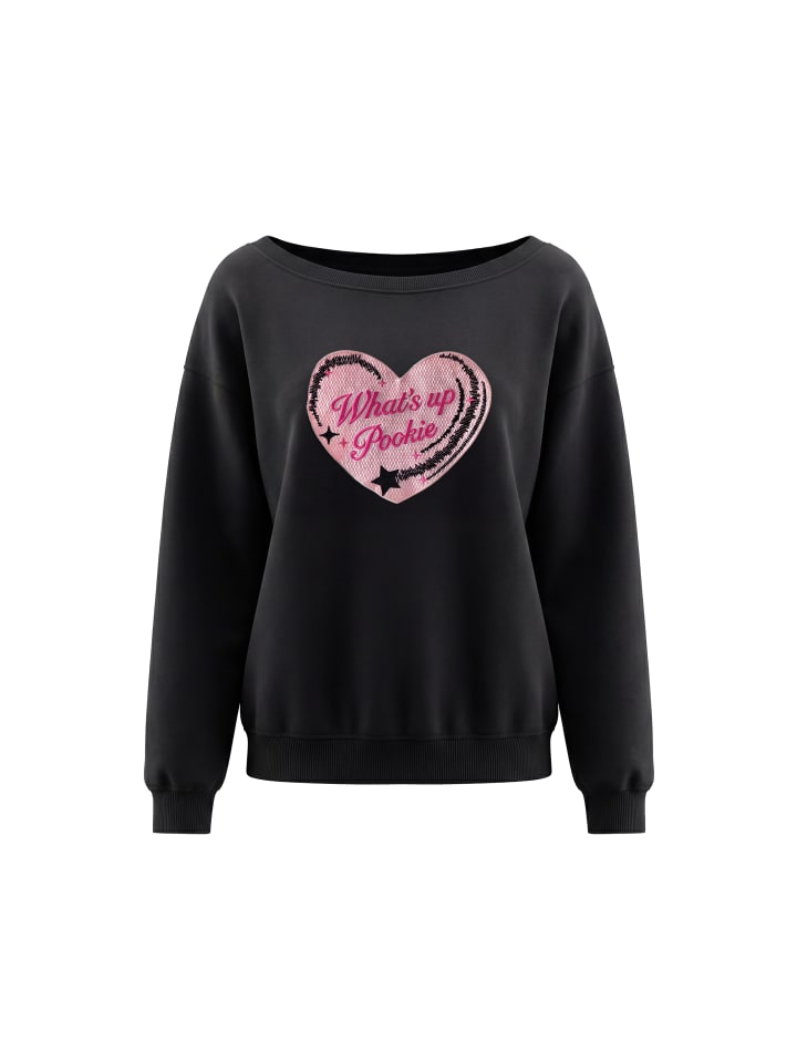 Women Sweatshirt in Black