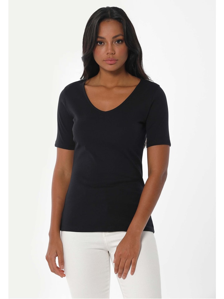 T-Shirt "WCASUAL015" in Schwarz