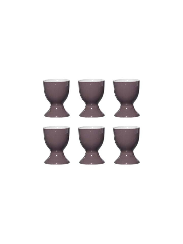 6er Set Eierbecher Doppio in Toffee ø 5 cm